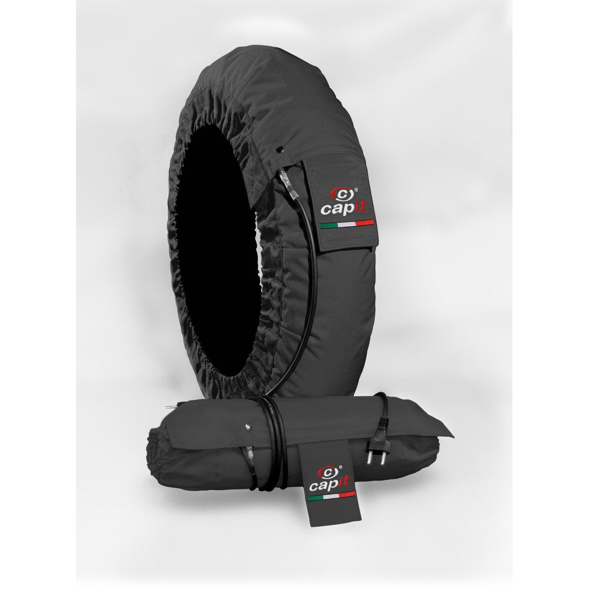 Capit dækvarmere 17" - Suprema Spina M/XL - Sort - Pitboxen Performance