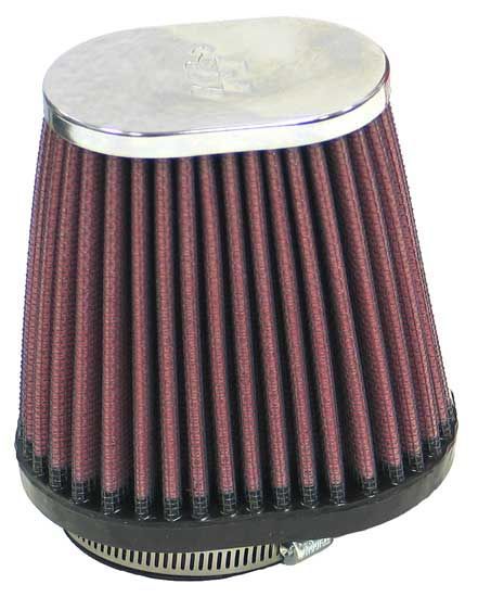 K&N Universal Filter OVAL Konisk - Pitboxen Performance