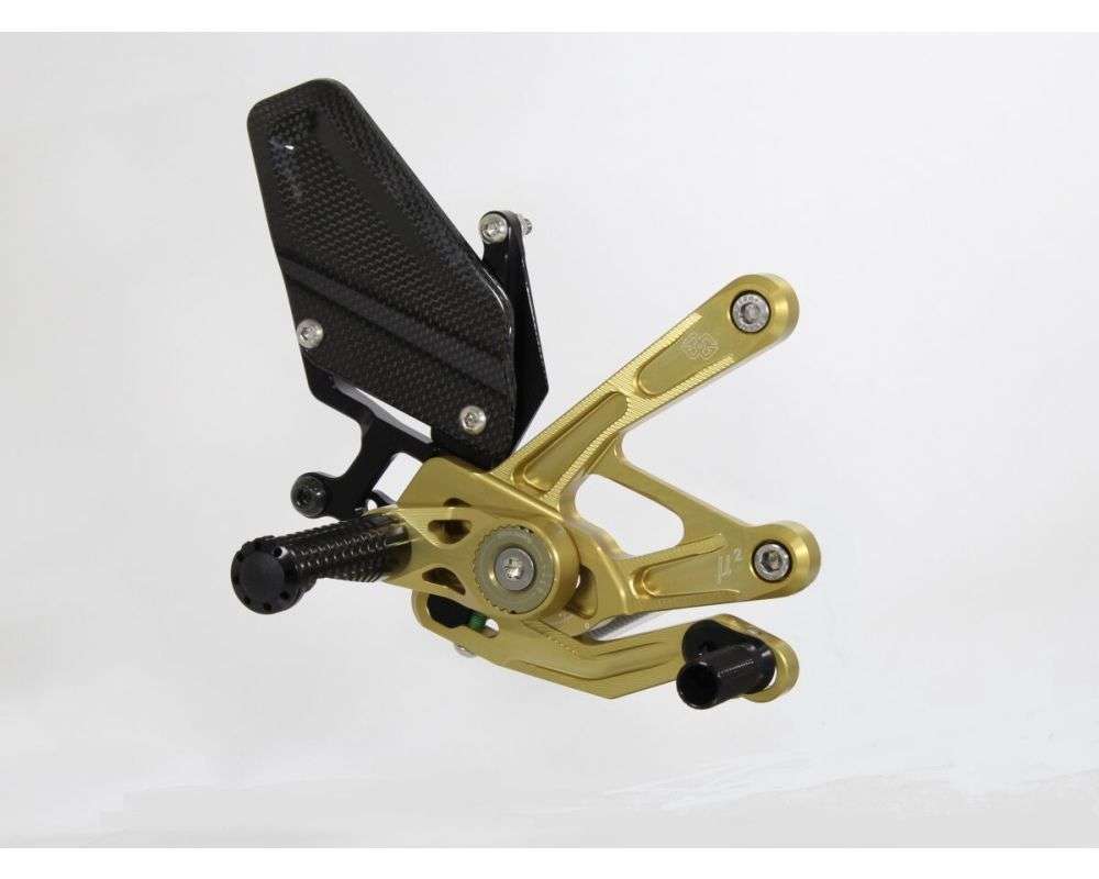 Gilles Tooling Rearset til Yamaha YZF - R1 2015 - 2022 - MUE2 G - Pitboxen Performance