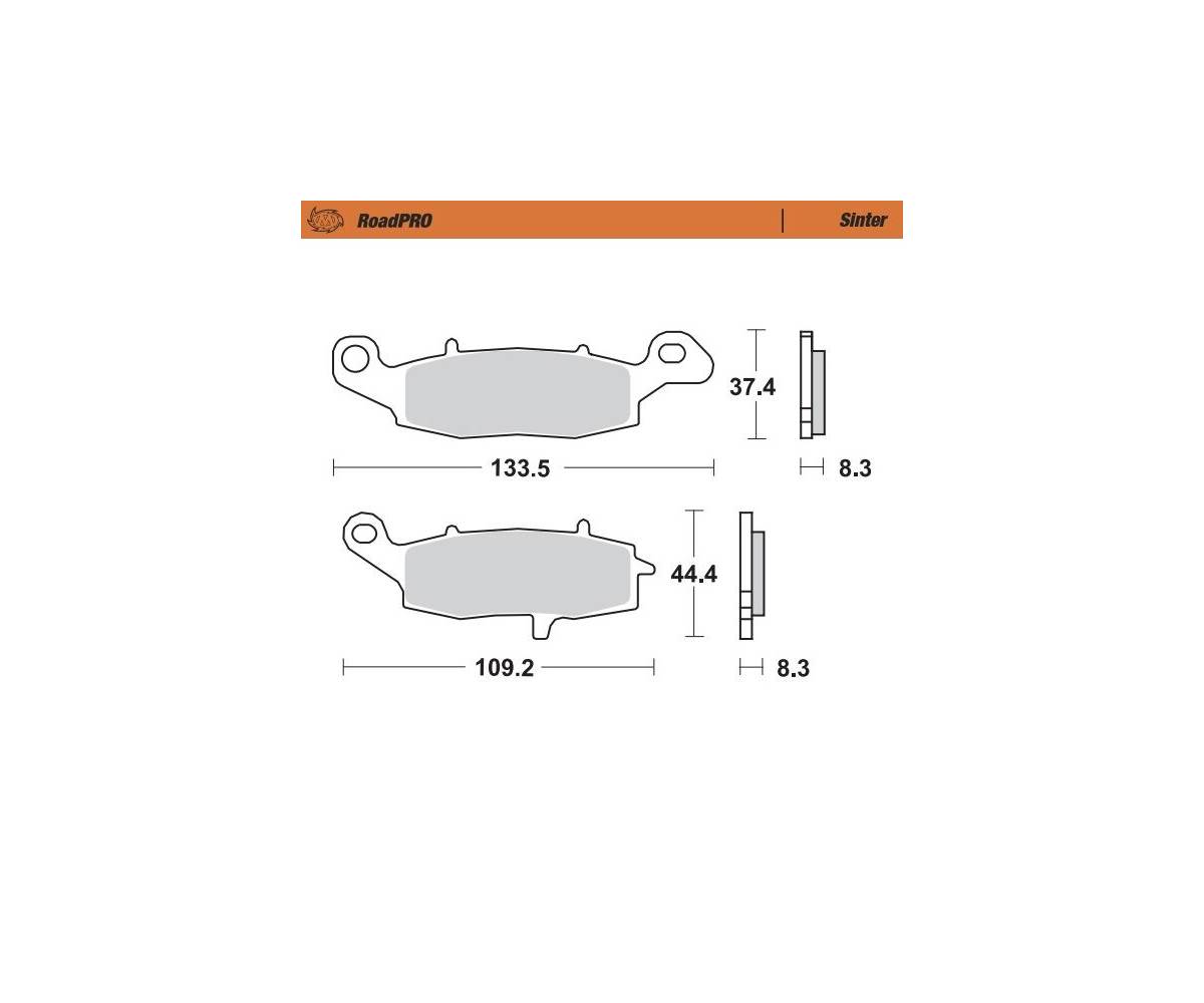 Bremseklodser til MC - Moto-Master Road Pro