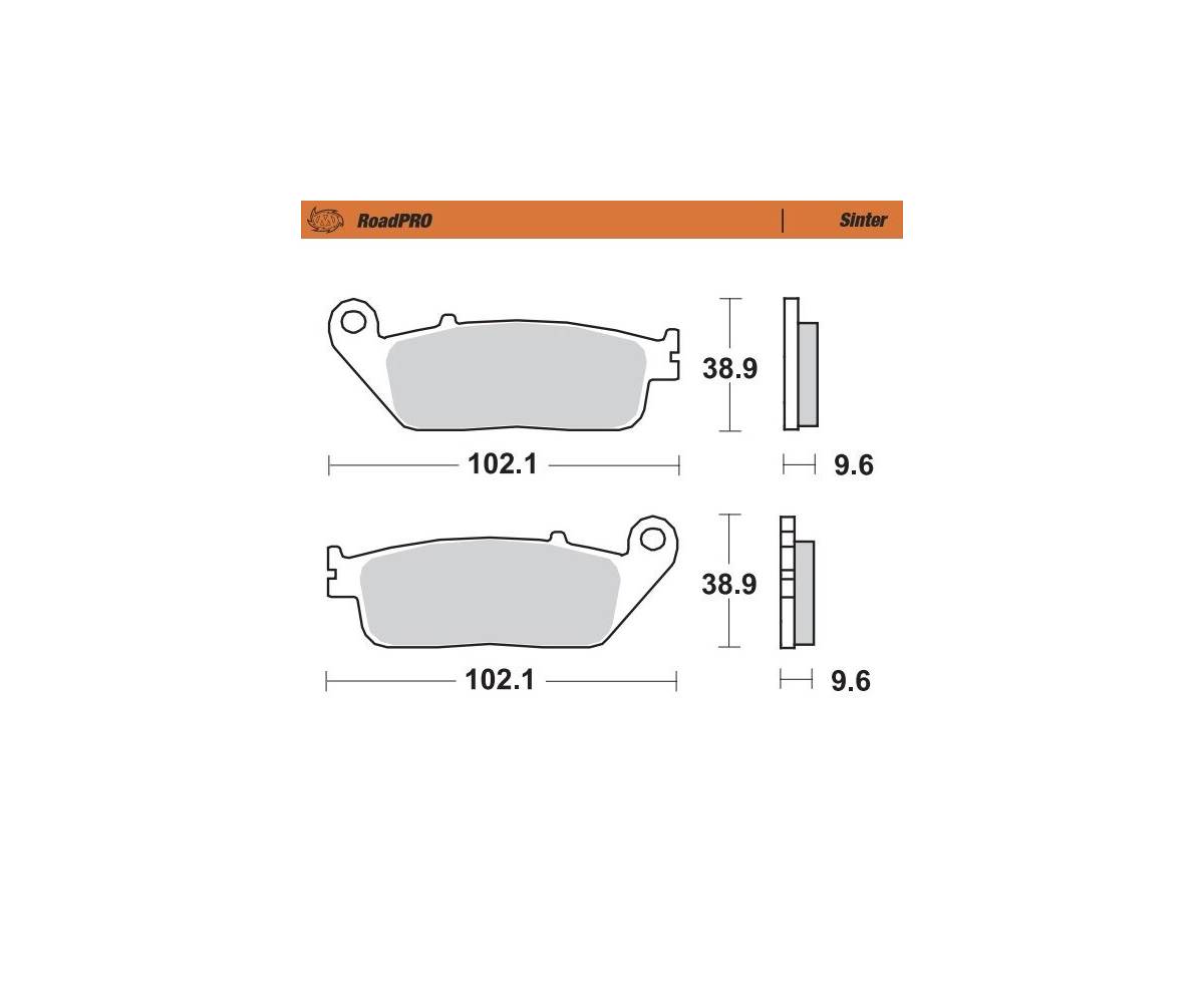 Bremseklodser til MC - Moto-Master Road Pro