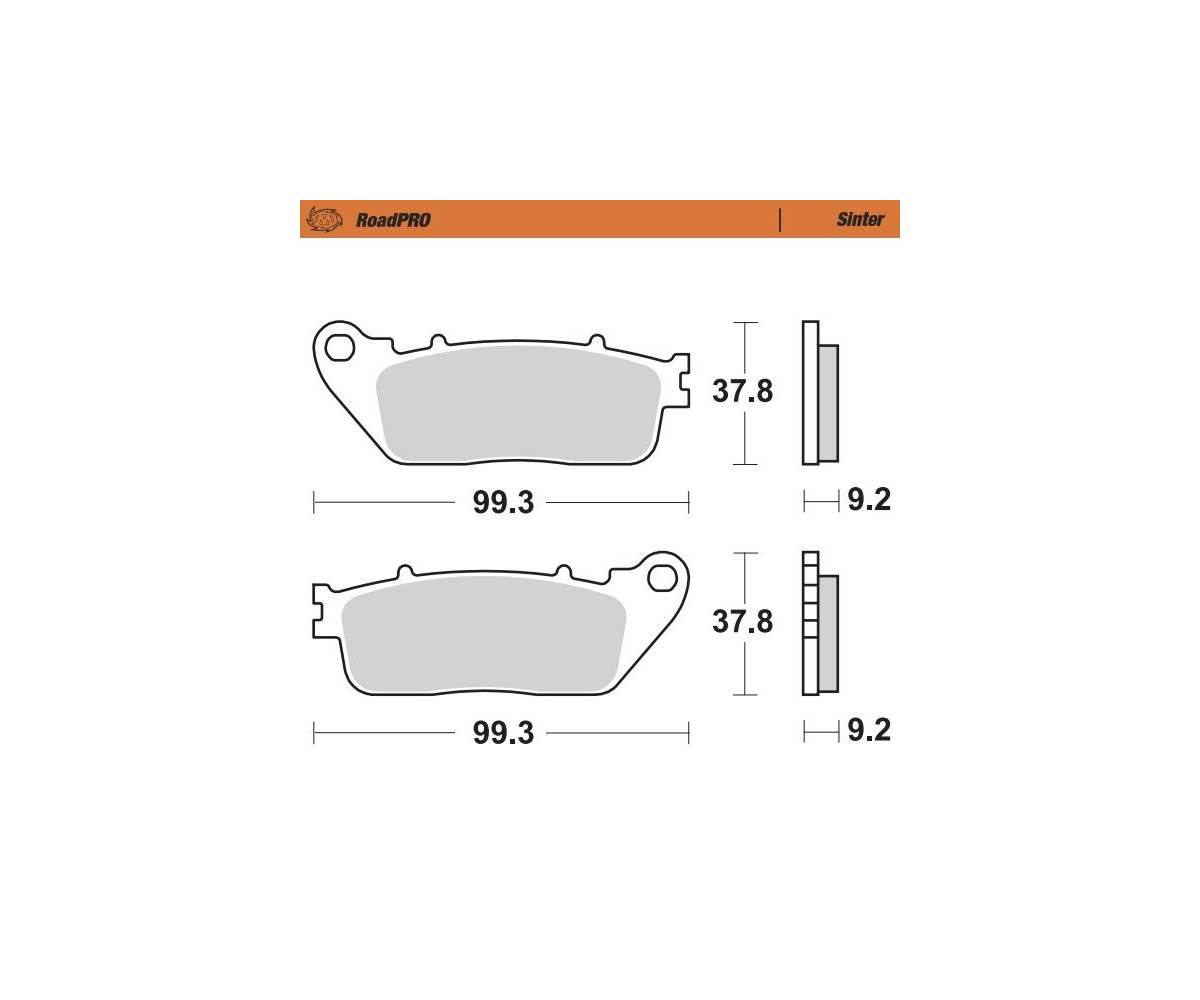 Bremseklodser til MC - Moto-Master Road Pro