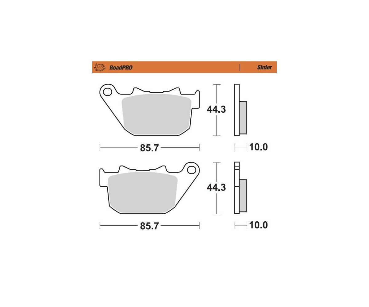 Bremseklodser til MC - Moto-Master Road Pro
