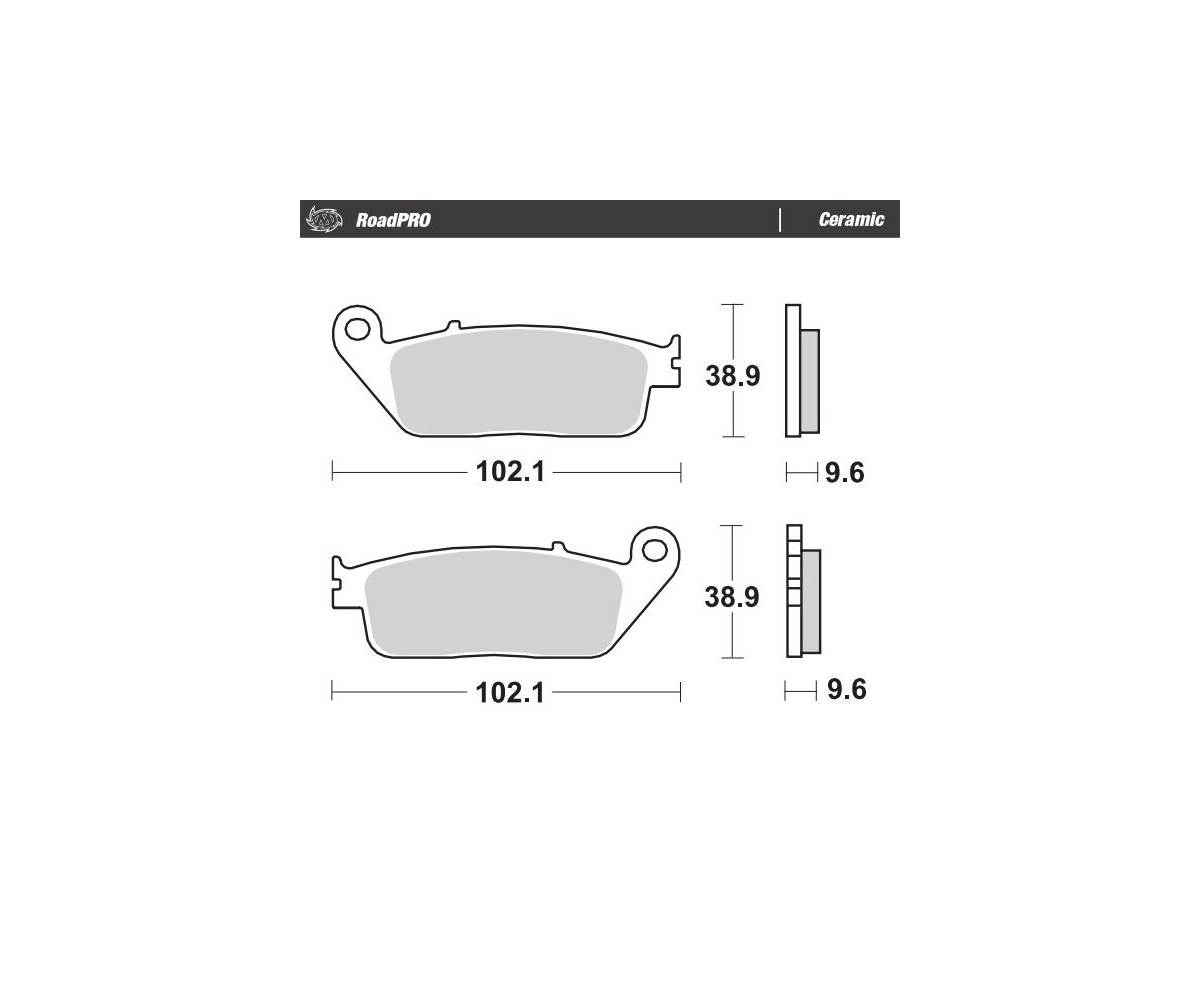 Moto-Master bremseklodser til mc - Keramiske