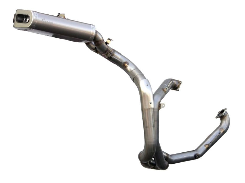 SPARK EVO II FULL SYSTEM TITANIUM LYDDÆMPER RUSTFRI FORRØR & NUMMERPLADE HOLDER DUCATI 749/999