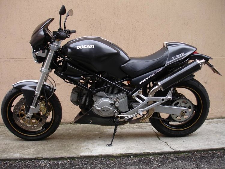 SPARK RUNDE LYDDÆMPERE CARBON HIGH-UP DUCATI MONSTER 600/900