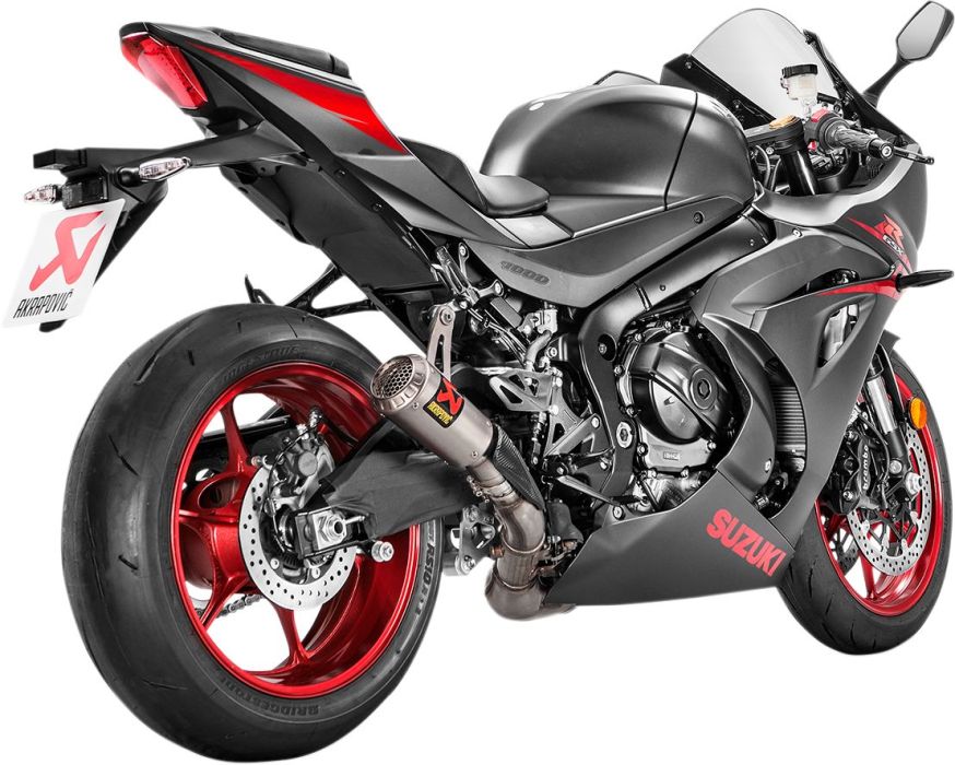 Akrapovic Titanium Slip on udstødning til Suzuki GSX-R1000 (17-22)