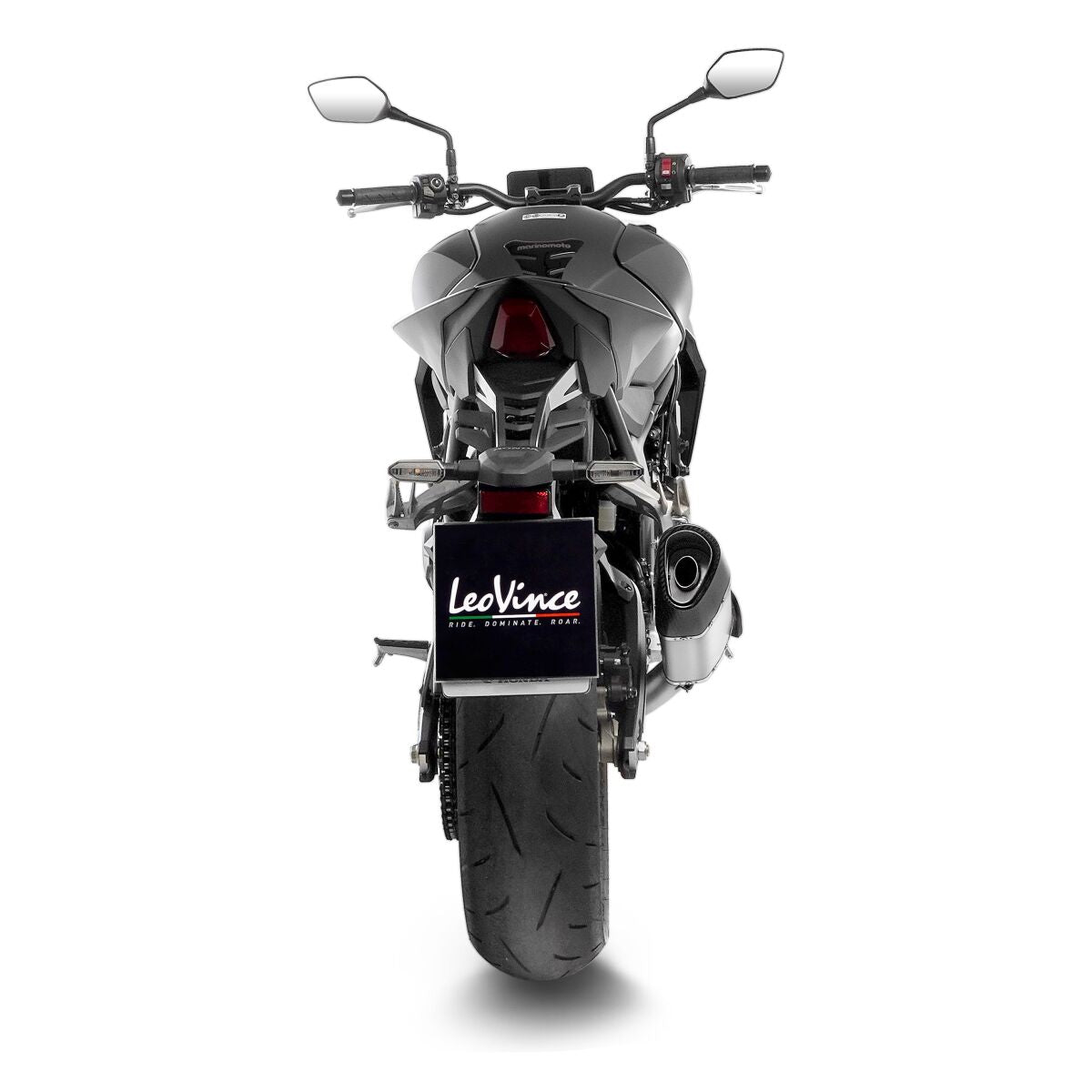 Honda Hornet 1000 udstødning - Leo Vince LV14 - R Titanium - Pitboxen Performance