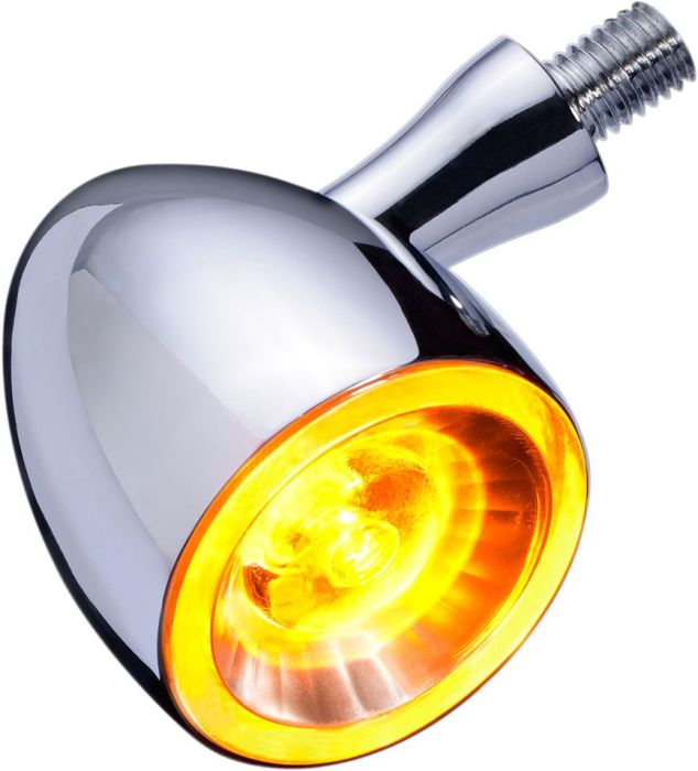 BULLET 1000 PL – LED BLINK OG POSITIONSLYS, KROM - Pitboxen Performance