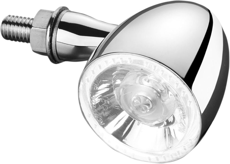 BULLET 1000 PL – LED BLINK OG POSITIONSLYS, KROM - Pitboxen Performance