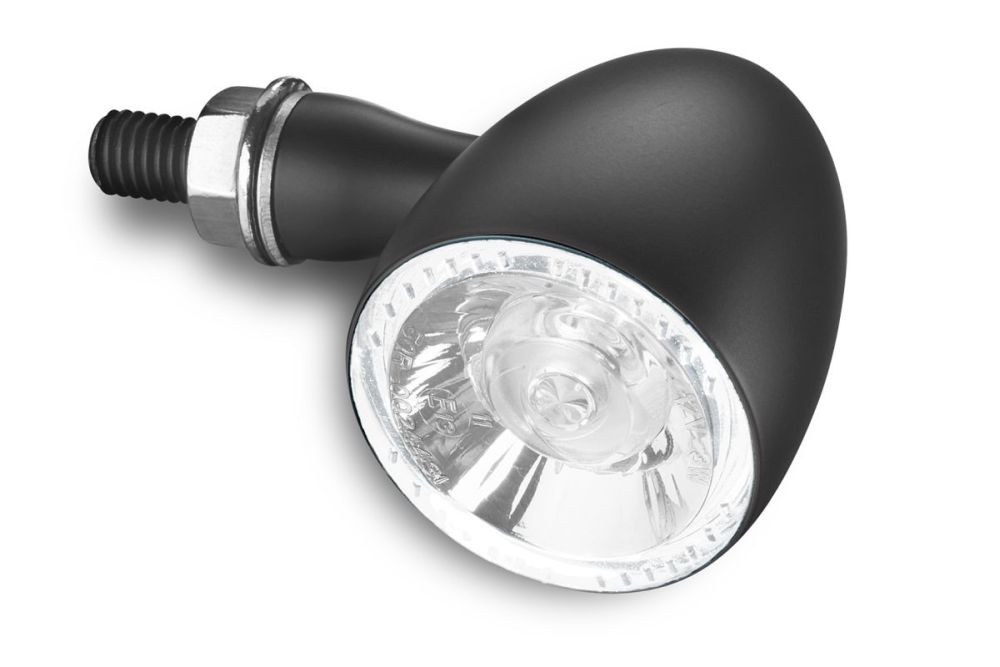BULLET 1000 PL – LED BLINK OG POSITIONSLYS, SORT - Pitboxen Performance