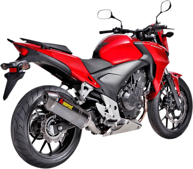 Akrapovic Carbon Slip on udstødning til Honda CB500 F/R/X (13 - 16) - Pitboxen.dk