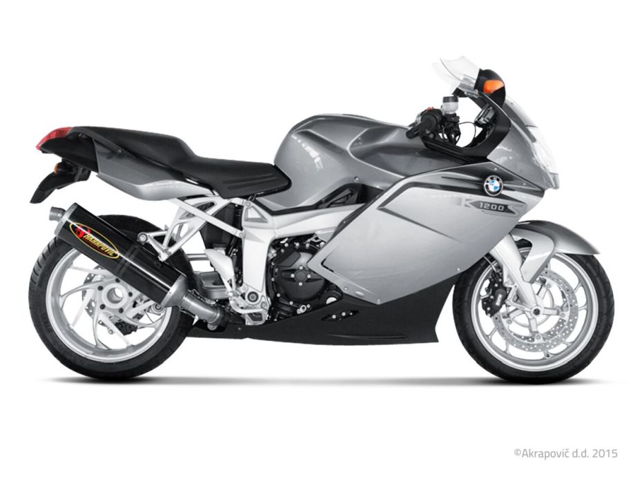 Akrapovic Carbon Slip on udstødning til Kawasaki K1200R/S (05 - 08) - Pitboxen.dk