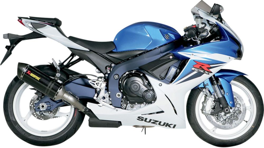 Akrapovic Carbon Slip on udstødning til Suzuki GSX - R600 / GSX - R750 (11 - 17) - Pitboxen.dk