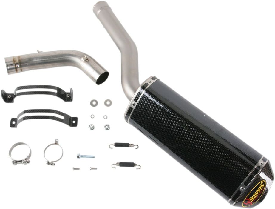 Akrapovic Carbon Slip on udstødning til Suzuki GSXR750 / GSXR600 2006 - 2007 - Pitboxen.dk