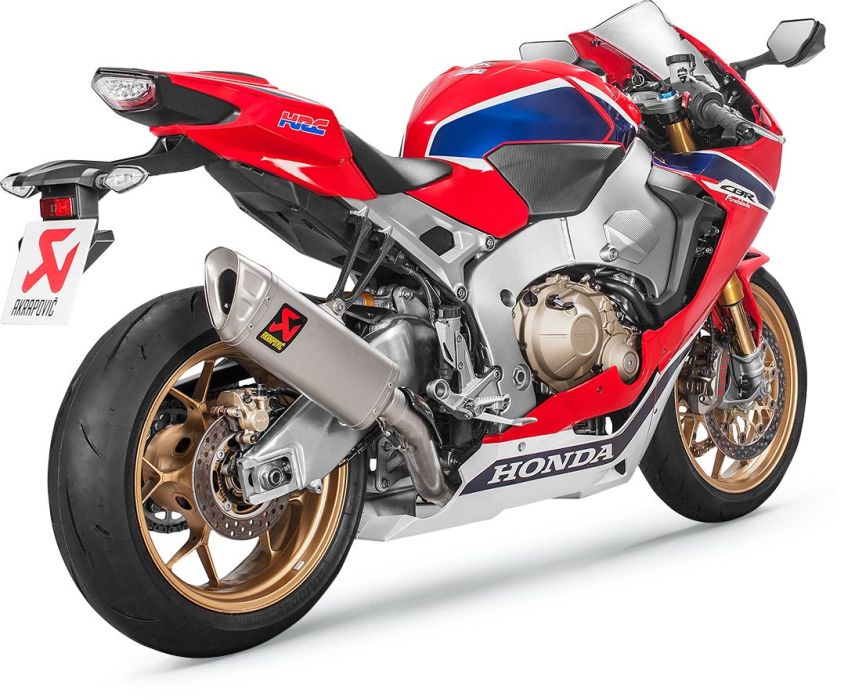 Akrapovic Racing Line komplet udstødning til Honda CBR1000RR 2017 - Pitboxen.dk
