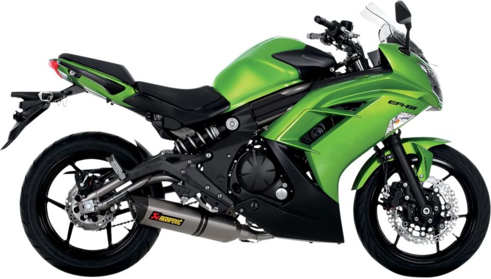 Akrapovic Racing Line komplet udstødning til Kawasaki ER6N/F 2012 - 2016 - Pitboxen.dk