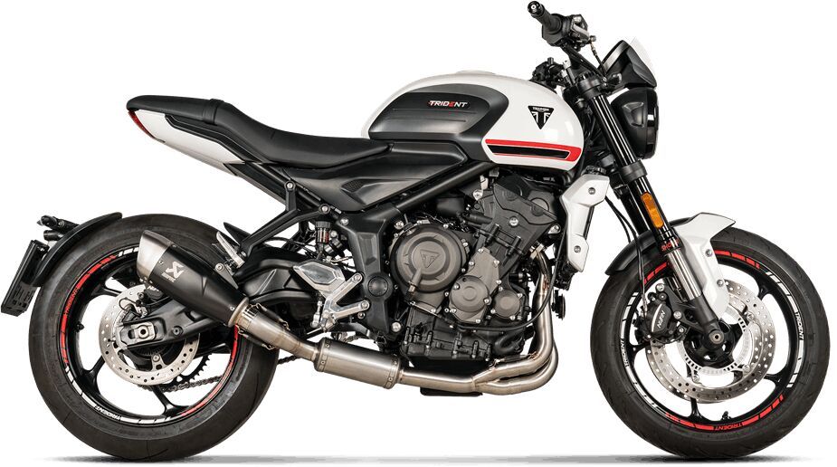 Akrapovic Racing Line komplet udstødning til Triumph Trident 660 - Pitboxen.dk