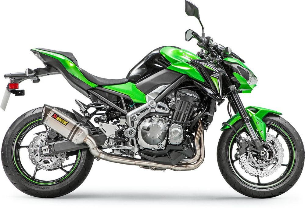 Akrapovic Rusftfri forrør / manifold til Kawasaki Z900 (17 - 19) - Pitboxen.dk