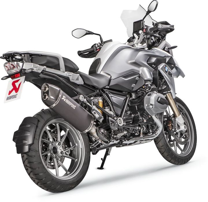 Akrapovic Titanium Slip on udstødning til BMW R1200GS (13 - 18) - Pitboxen.dk