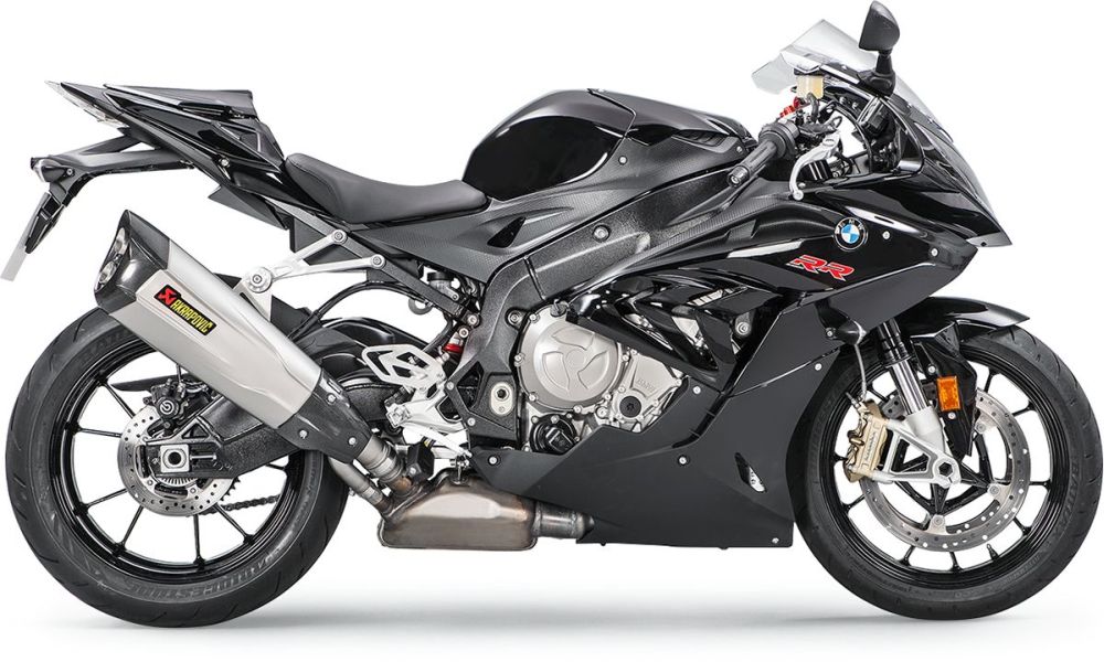 Akrapovic Titanium Slip on udstødning til BMW S1000RR (17 - 18) - Pitboxen.dk