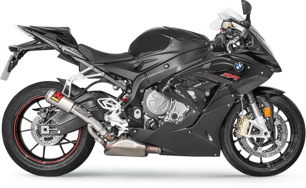 Akrapovic Titanium Slip on udstødning til BMW S1000RR (17 - 18) - Pitboxen.dk