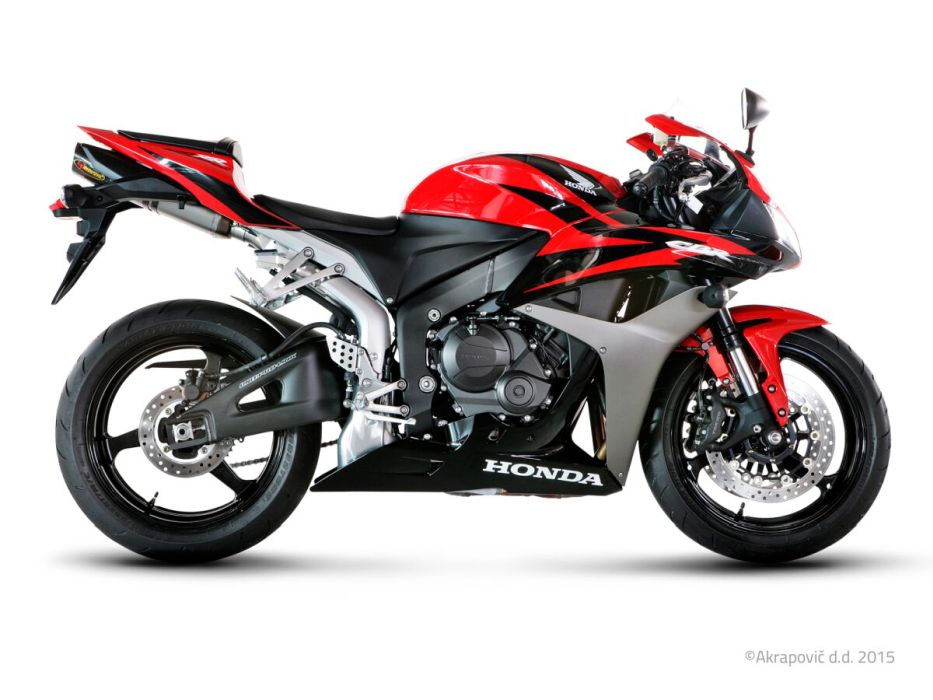 Akrapovic Titanium Slip on udstødning til Honda CBR600RR (07 - 08) - Pitboxen.dk