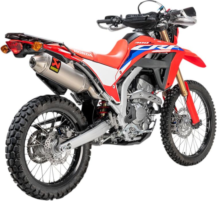 Akrapovic Titanium Slip on udstødning til Honda CRF300L (21 - 22) - Pitboxen.dk