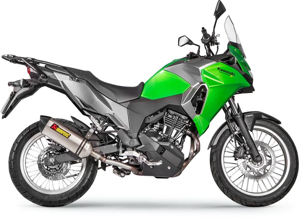 Akrapovic Titanium Slip on udstødning til Kawasaki VERSYS - X 300 (17 - 20) - Pitboxen.dk