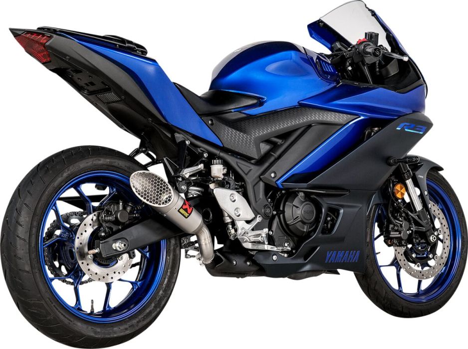 Akrapovic Titanium Slip on udstødning til Yamaha MT - 03 / YZF - R3 (22) - Pitboxen.dk