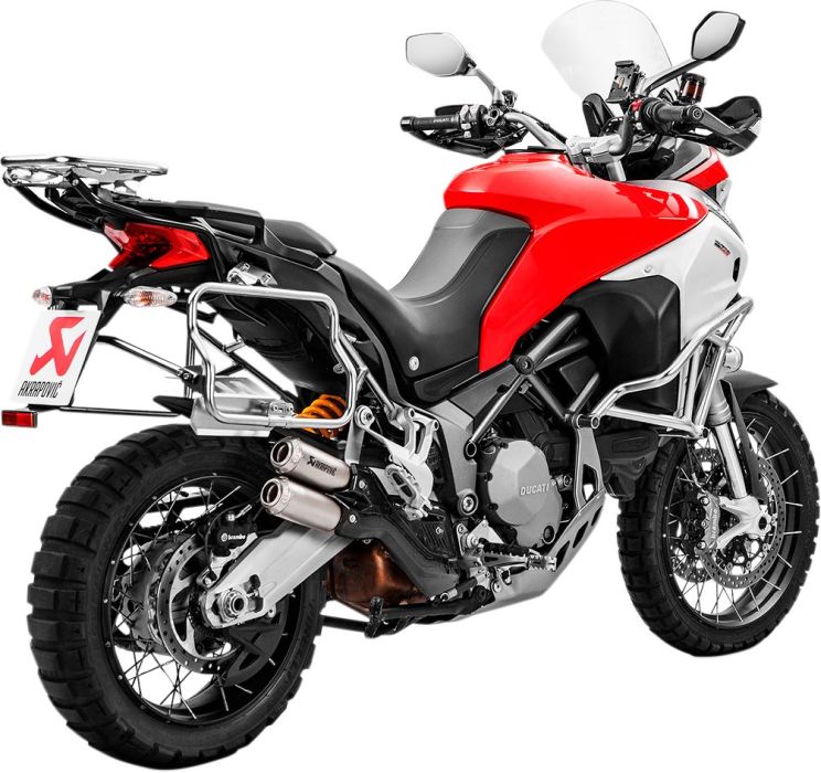 Akrapovic Titanium Slip on udstødninger til Ducati Multistrada 950 (17 - 21) - Pitboxen.dk
