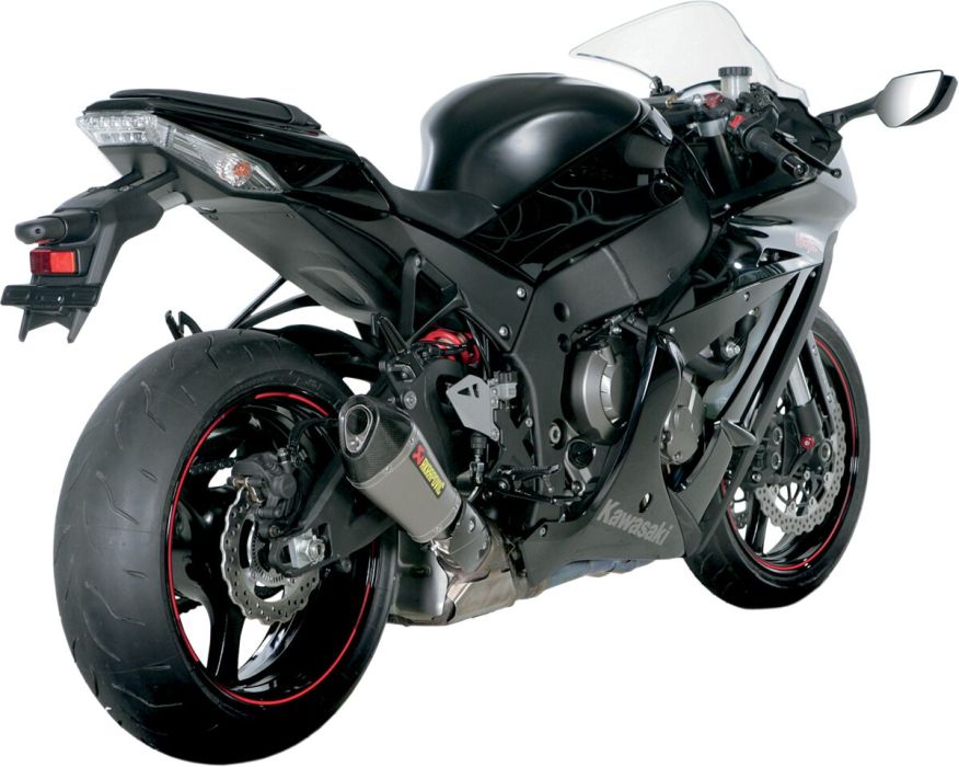 Akrapovic Titanium/carbon Slip on udstødning til Kawasaki ZX - 10R (11 - 15) - Pitboxen.dk