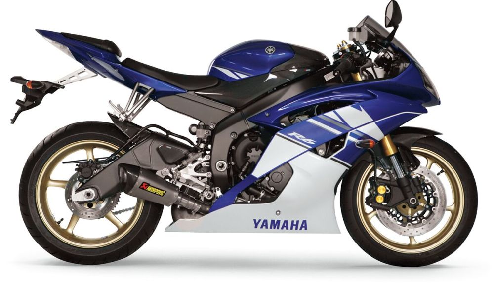 Akrapovic Titanium/carbon Slip on udstødning til Yamaha YZF - R6 (10 - 22) - Pitboxen.dk