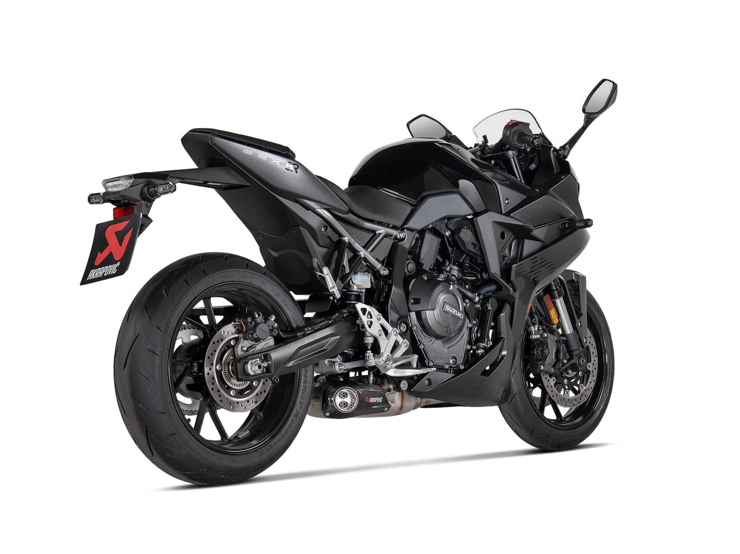 Akrapovic udstødning Suzuki GSX8R / GSXS8S - Godkendt - Pitboxen.dk
