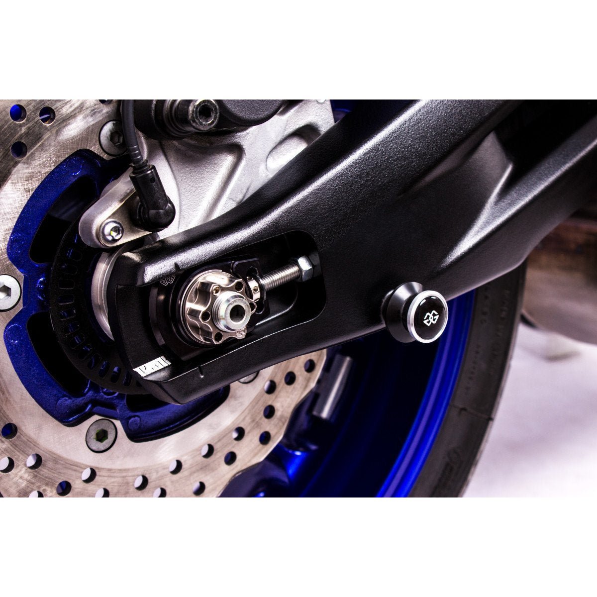 Gilles titanium møtrik til bagaksel, med sikkerhedslås M24X1,5 - Pitboxen Performance