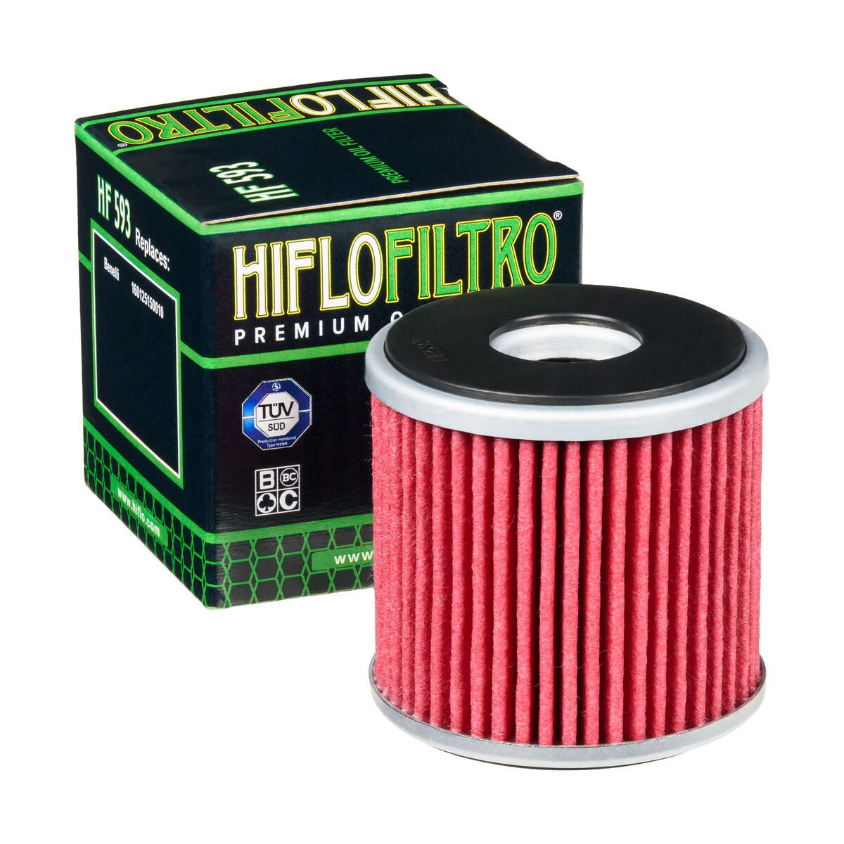 Benelli 250 oliefilter - HiFlo - Pitboxen.dk
