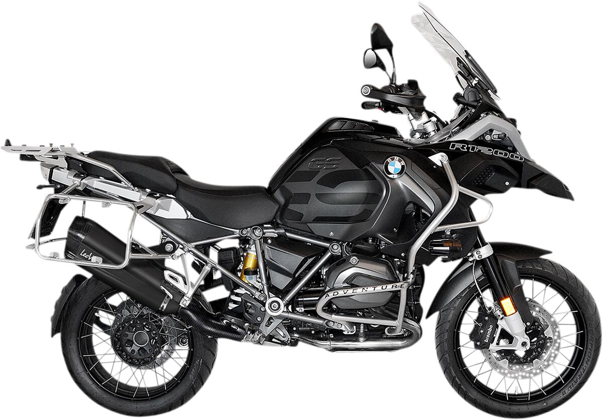 BMW R 1200 GS 13 - 16 Slip - on udstødning - LeoVince LV - 12 Black - Pitboxen.dk