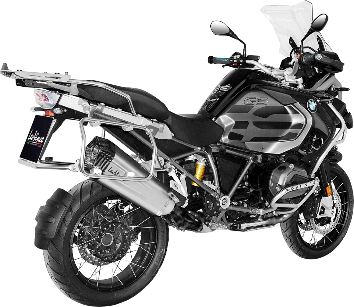 BMW R 1200 GS 13 - 16 Slip - on udstødning - LeoVince LV - 12 - Pitboxen.dk
