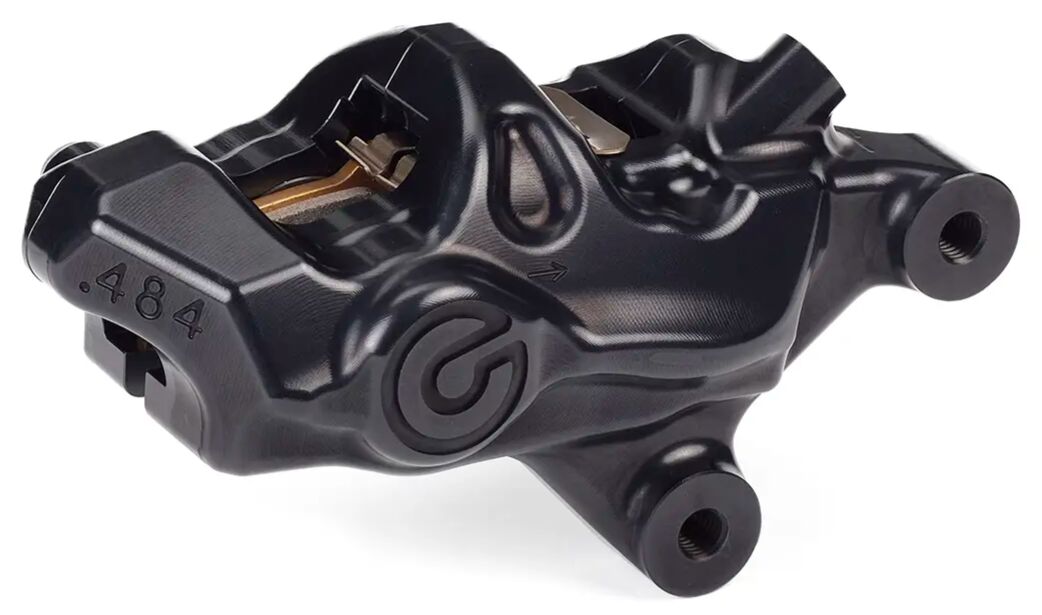 Bremsekaliber for Harley Davidson - sort, højre – Brembo 484 - Pitboxen.dk