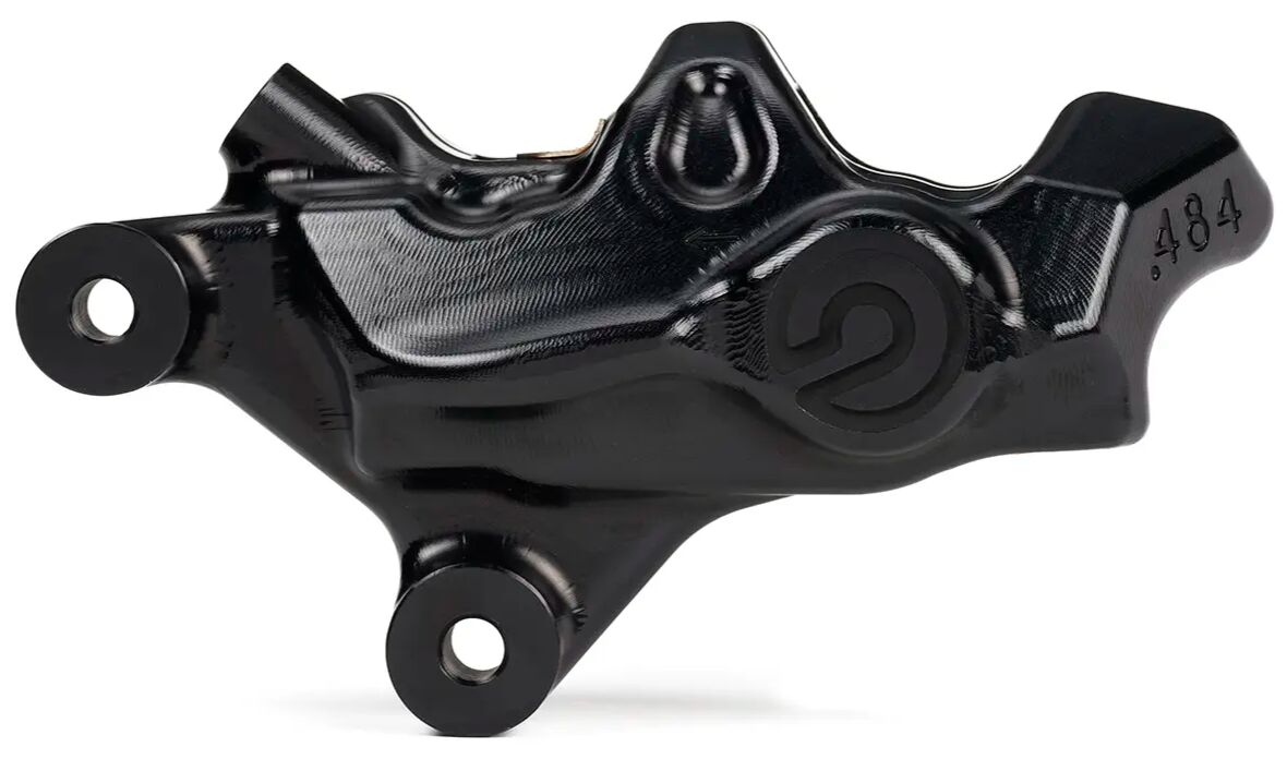 Bremsekaliber for Harley Davidson - sort, venstre – Brembo 484 - Pitboxen.dk