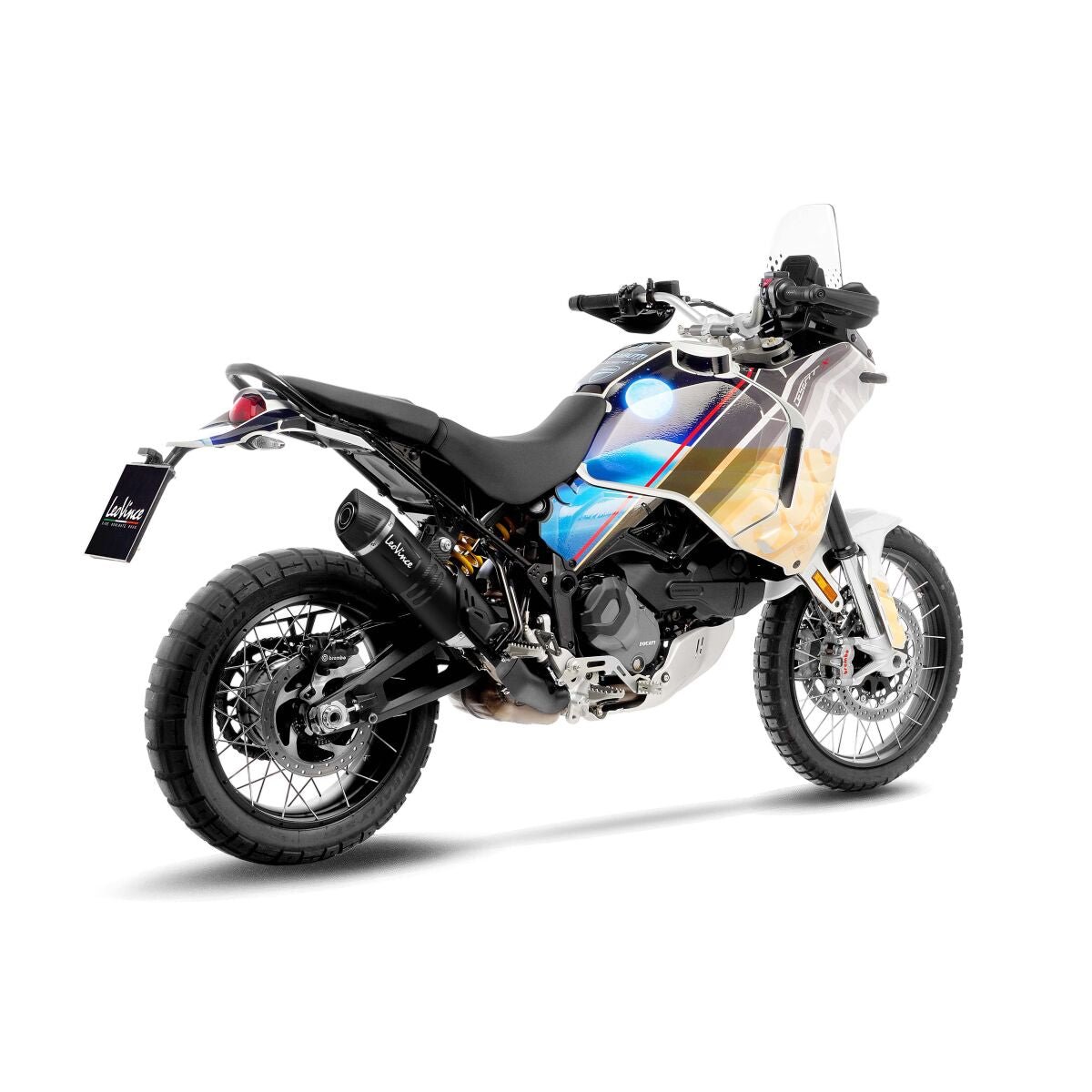 Ducati Desert X 22 - 24 Slip - on udstødning - LeoVince LV - 1 Evo - Pitboxen.dk