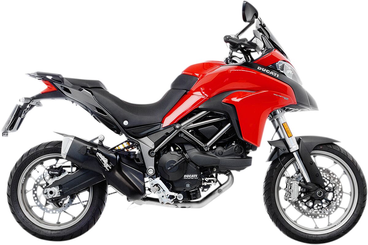 Ducati Multistrada 950 17 - 20 De - Cat Y Rør (OEM sidetasker) - LeoVince - Pitboxen.dk