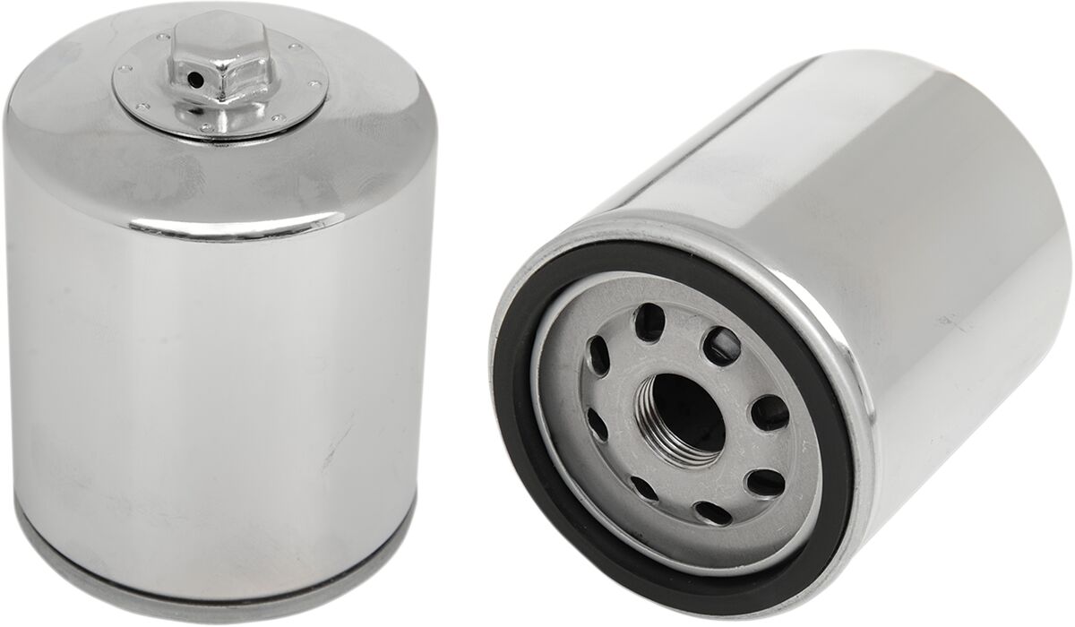 HF171CRC oliefilter, krom - Racing - HiFlo - Pitboxen.dk