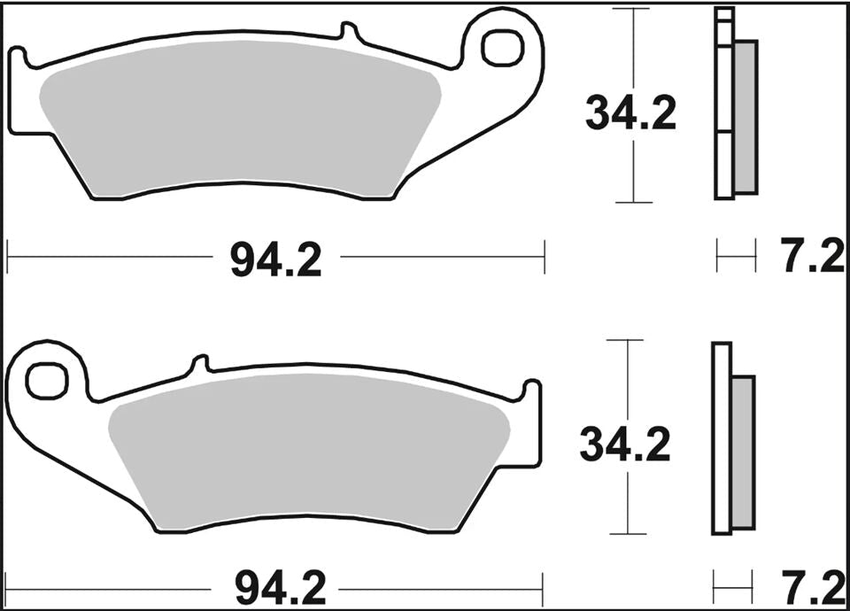 Honda Africa Twin 93 - 03 m.fl. bremseklodser, Carbon keramisk TT - Brembo - Pitboxen.dk
