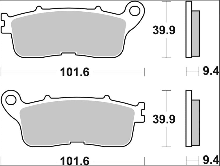 Honda Crosstourer 12 - 19 m.fl. bremseklodser, sinter SP - Brembo - Pitboxen.dk