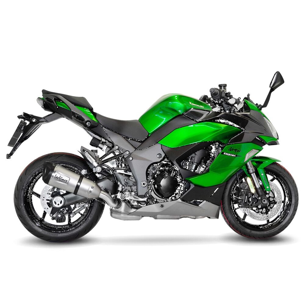 Kawasaki Ninja 1000 SX 20 - 24 Slip - on udstødning - LeoVince Factory S Titanium - Pitboxen.dk