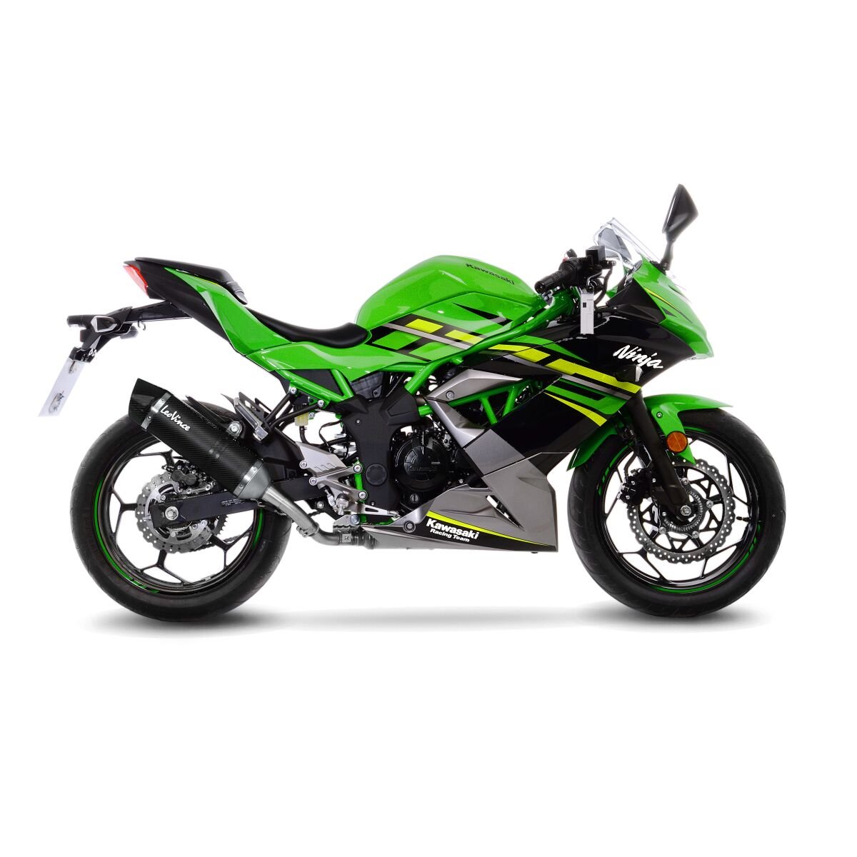 Kawasaki Ninja 125 19 - 24 Slip - on udstødning - LeoVince LV - 1 Evo Carbon - Pitboxen.dk
