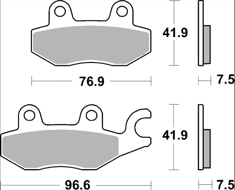 Kawasaki Ninja 18 - 23 m.fl. bremseklodser, sinter SA - Brembo - Pitboxen.dk