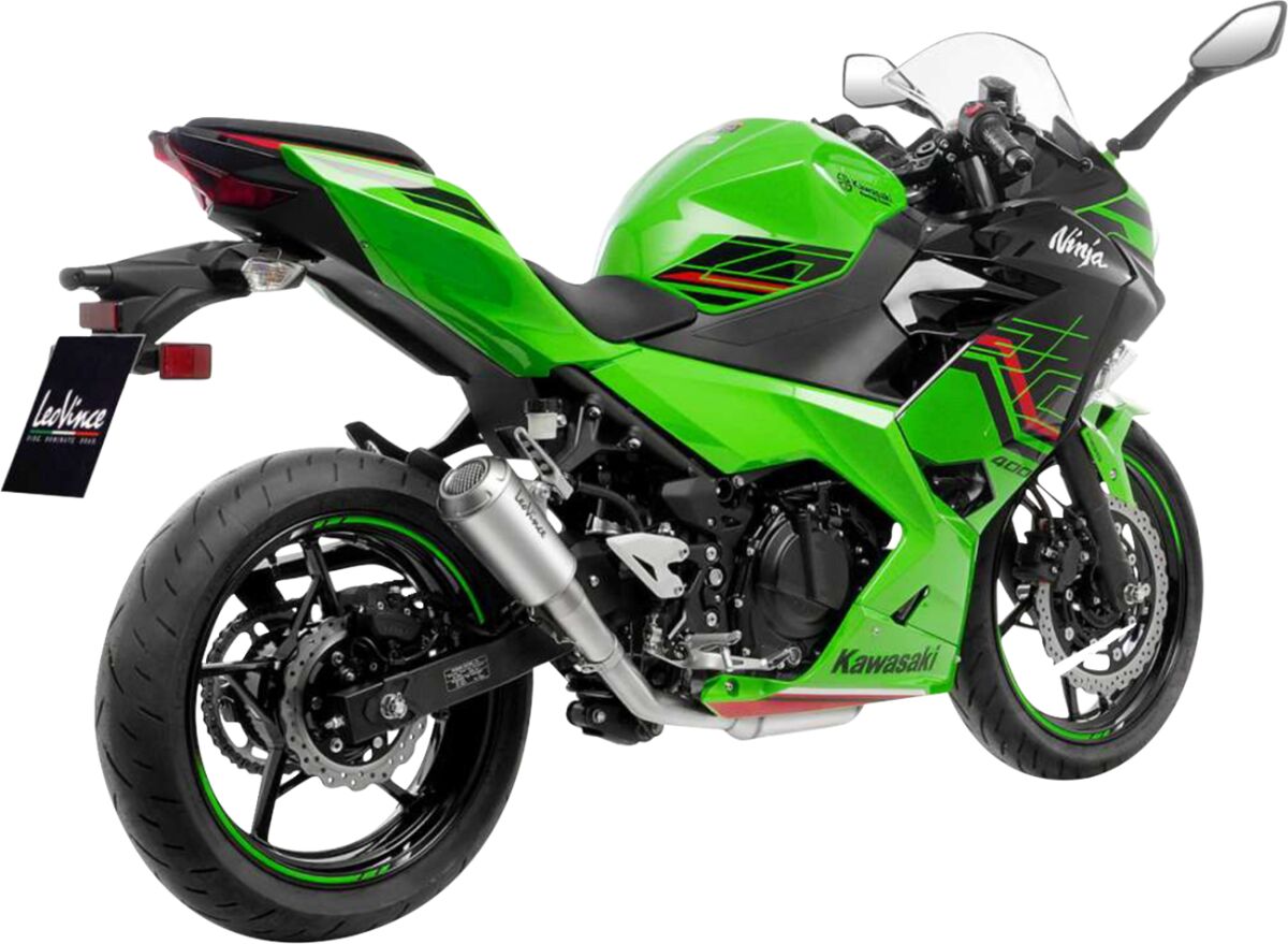 Kawasaki Ninja 400 18 - 23 Slip - on udstødning - LeoVince LV - 10 - Pitboxen.dk