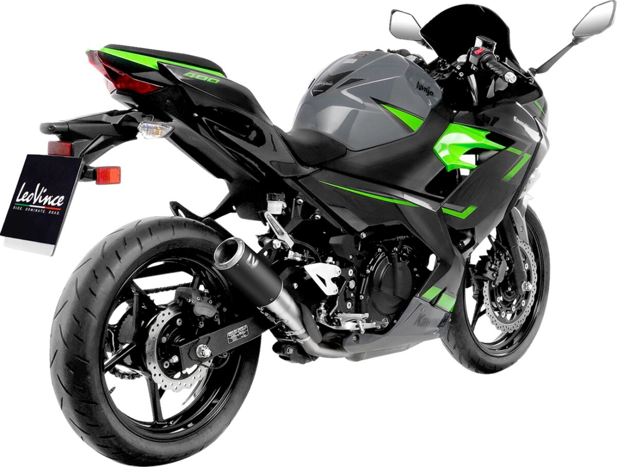 Kawasaki Ninja 400 18 - 23 Slip - on udstødning - LeoVince LV Corsa - Pitboxen.dk